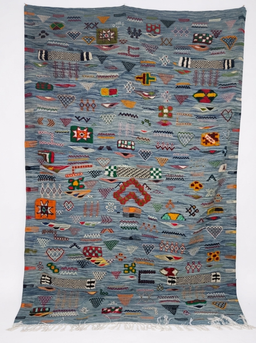 Tapis berbère marocain Akhenif Berber fait main - vue 3
